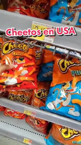 Curiosidades de Estados Unidos 🇺🇲variedad de Cheetos 😜 #cheetos #mekato #comidaenusa #supermercados #colombianaenusa #curiosidadesusa