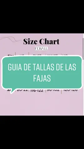 Guia de tallas