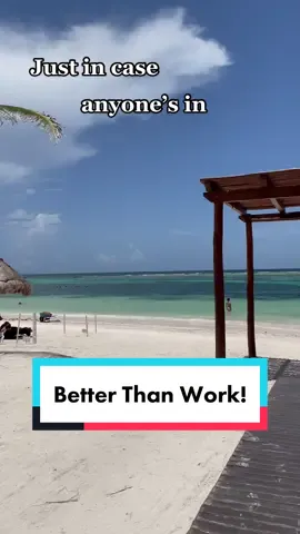 Who agrees? 🤚 Being on holiday or vacation is way better than being at work! 😍 #traveladvisor #traveltheworld #holiday #vacation #cancun #cancunmexico #mexico