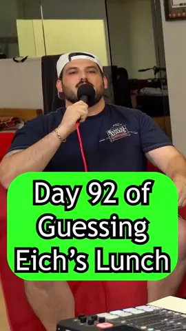 Day 92 of guessing Eich’s lunch #eicheats