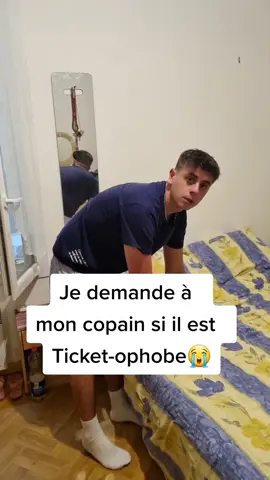 Le ticket lui a fait peur 😭