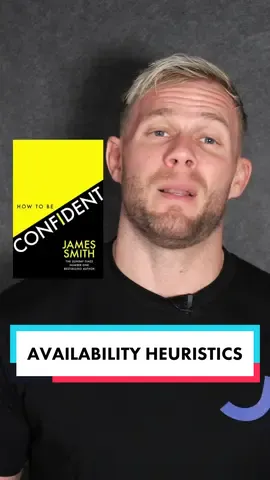Here’s the availability heuristic in action. #confidence #heuristics #book