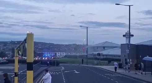 NIFRS responding to fire in #portrush Portrushas seen on #bbcnews MP6, 1 CSU, 2 Officers attended #fire #firefighter #nifire #nifireandrescue #fyp #fypシ #emergency   #fireuk #firefighters #emergencyservices   #northernireland