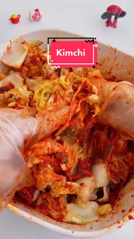 Làm kimchi với sốt từ cơm nguội #kimchi #AnCungTikTok #koreanfood
