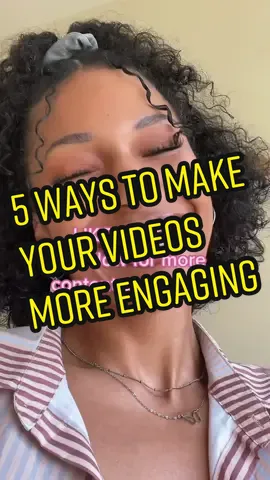 How to keep your videos engaging and increase your watch time. Make sure your video is interactive by following these tips. #increaseengagement #videocontent #videocontenttips #videocontentstrategy #contentcreation #socialmediaforbusiness #socialmediaforsmallbusiness