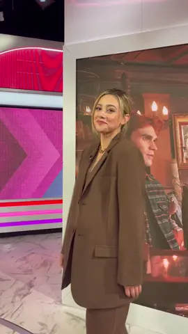 We loved having @Lili Reinhart in studio this morning! She is fabulous as always 🥰 #lilireinhart