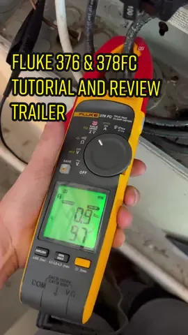 I couldnt post the full video on here its too long, so heres the trailer for my youtube video thats posted on the FLUKE 376fc and 378fc#bluecollarbabe #electriciansoftiktok #femaleelectrician #construction #electrician #fluke
