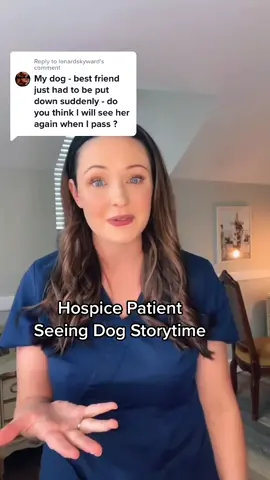 Replying to @lenardskyward this is one of the times I experienced a pet come back to see their owner before they passed ❤️ #petlover #hospicenurse #storytime