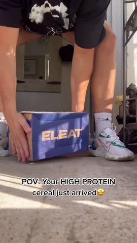perfect for if you have a busy schedule!🥣🏃 #proteincereal #eleat #GymTok #gym