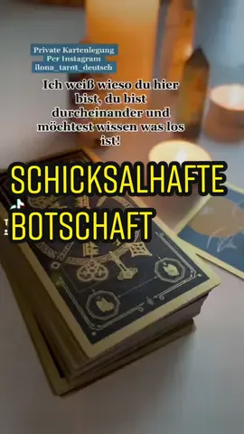 BERATUNG PER INSTAGRAM: 🔮ilona_tarot_deutsch 🌙 #kartenlegen #kartenlegerin #germanwitchtok #germanwitch #kartenlegerinilona #tarotkarten #liebe