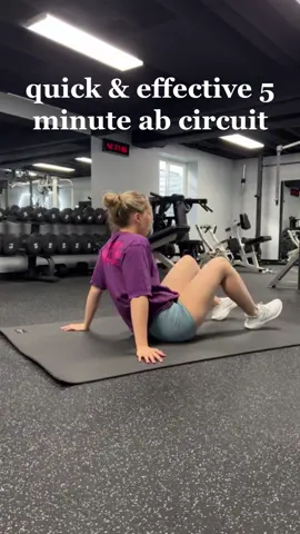 5 minute ab circuit 💪🏼 #FitTok #GymTok #gymtipsforwomen #workoutsforwomen #gymroutine