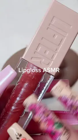 Omg your lipgloss looks stunning #asmr #asmrlipgloss #maybellineliftergloss #asmrmouthsounds