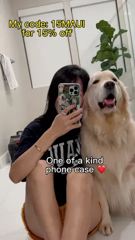 @casetify this one will forever be my favorite phone case! 😭Use my code ‘15MAUI’ to get one with your dog! #casetify #casetifypartner #goldenretriever