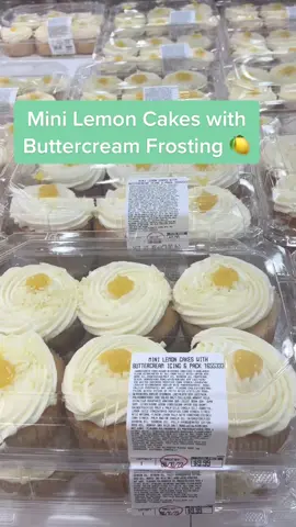 Mini Lemon Cakes at Costco! 🍋 #costco #costcofinds #dessert #lemoncake #33333