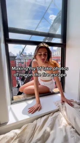 Ngl this was very scary but anything for the shot hahah 😅😅 #photoshoot #instabf #nyc #influencersinthewild