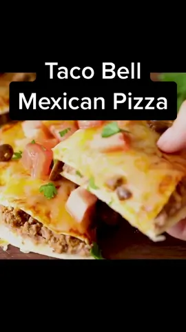 TACO BELL MEXICAN PIZZA #tacobellrecipes #mexicanpizza #EasyRecipes