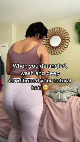 I'll style it tomorrow, I need a NAP 😩 #naturalhairjourney #washdaybelike #finenaturalhair #finenaturalhairrocks #washdaynaturals