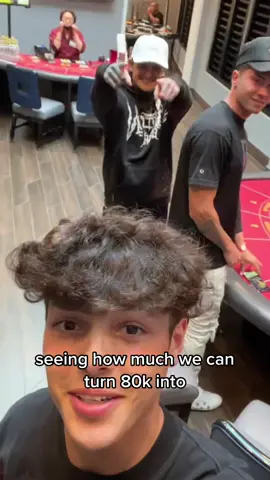 Turned 80k into 162k playing baccarat with the 🐐 @dirtygothboi