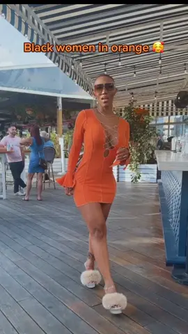 🍊🧡 #blackisbeautiful #orangeonblack #fyp