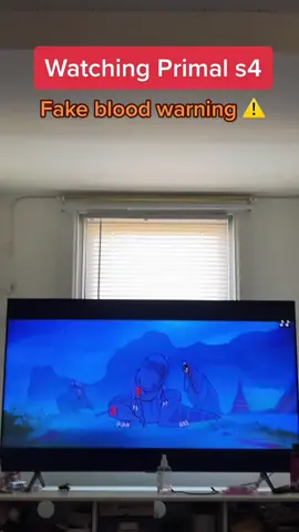 Go watch it!!! #primal #genndytartakovsky #genndytartakovskyprimal #genndytartakovskysprimal #genndytartakovskyprimalseason2 #primalscentofprey #primalslaveofthescorpion #primalseason2 #fangandspear #adultswim #fakebloodwarning #fakeblod