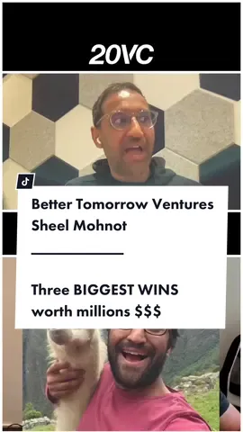 Three BIGGEST WINS and what he learned. #SheelMohnot #venturecapital #venturecapitalist #BetterTomorrowVentures #Flexport #chippercash #HarryStebbings #20VC #vctok #vctiktok