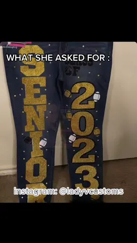 PLACE ORDERS SENIORS 📦#greenscreenvideo #greenscreen #customjeans #customseniorjeans #seniorjeans