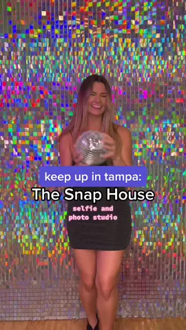 big win of the day was finding out they had a disco ball 🪩 @thesnaphousetampa (thx for having me 🫶🏻!!) #tampa #thingstodointampa #tampathingstodo #ybor #selfiestudio #tampacheck #tampaflorida #tampatok #floridatok