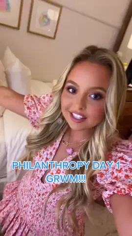 PHILANTHROPY DAY 1 GRWM WHOOP WHOOP!!! 🦋💛🐬💙 Jewelry: KK Buteau & @greshamjewelry !!! 💖😍   #grwm #haul #OOTD #philanthropy #stjude #rushtok #olemissrush #bamarush #tridelta #philanthropyround @thesethreeboutique