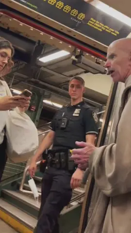 Daddy? Sorry…. Daddy? #subwaycop #nycsubway #cop