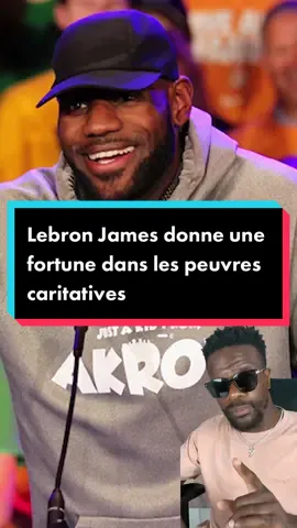 Est-ce que vous pensez qu’il se doit de donner autant d’argent dans le caritatif ou bien il pourrait garder tout pour lui ? 🤔 #lebronjames #caritatif #nike