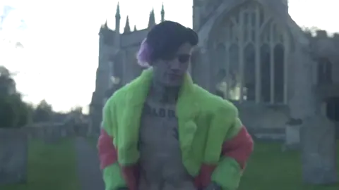 #lilpeep #fyp benz truck music video behind the scenes