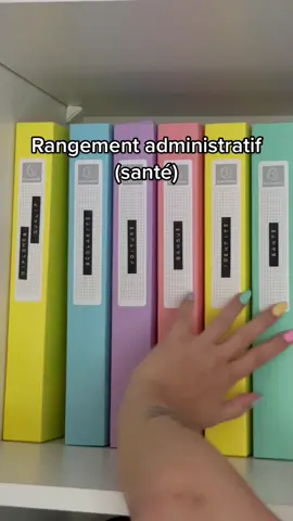 Rangement administratif partie santé 🩺 #rangement #administratif #santé #organize #organization #organizingtiktok
