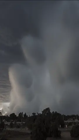 Time lapse of a super heavy rain storm rolling through.  All credit goes to the original uploader kaneartie.photography on Instagram. #monsoon #strom #thunderstorm #rainshower #downpour #timelapse #nature