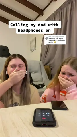 Replying to @5c120www  one parent thought i was on acid the other thought i was off my face drunk 🫶🏼 #prank #headphonechallenge #calling #foryoupage #viral #part2 #phoneprank #dadvsmom #funny #haha