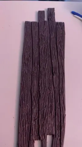 Polymer clay wood texture #polymerclaytutorial