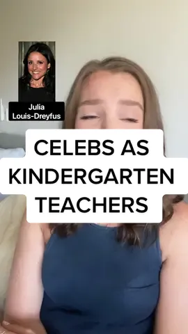 imagine these (some new!) celebs as kindergarten teachers… 🍎 #fyp #impressions #impression #teacher #teachersoftiktok #kindergarten #celebrity #celeb #celebrities #funny #comedy #lol #ReTokforNature #foryou #foryoupage #mouth #acting #mouthacting