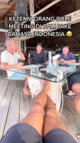 Kl di bali org bule lg meeting mereka pake bahasa Indonesia 😂🤣 #fyp #indonesiaviral #buledibali