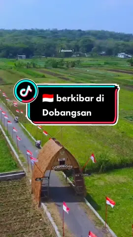 Merah Putih berkibar di Dobangsan, Kalurahan Giripeni Kapanewon Wates video : @dhian.hardjodisastro #kotawates #kulonprogo #jogja #fyp