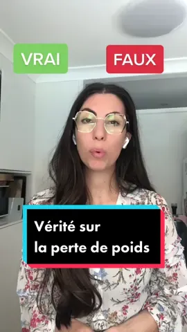 La vérité sur la perte de poids #pertedepoids #weightlosstips #regimeuse #reequilibragealimentaire #personaltrainer #EduTok 