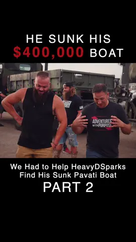 How we found and recovered the Diesel Brothers $400,000 Pavit Boat Sunk 100' Deep in Lake Powell (Part 1) #underwater #boating #scubadiving #fyp #boat