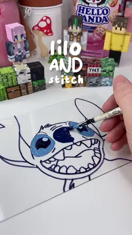 Trying to make a STITCH glass painting! 🥪 🐠 #fyp #glasspainting #liloandstitch #disney #Vlog 