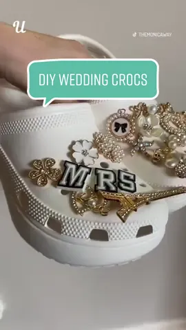 wear ✍🏼 crocs ✍🏼 at ✍🏼 wedding (@themonicaway) #crocs #giblets #crocsgang #DIY #diycrocs #diyshoes #wedding #weddingshoes #fyp #foryoupage