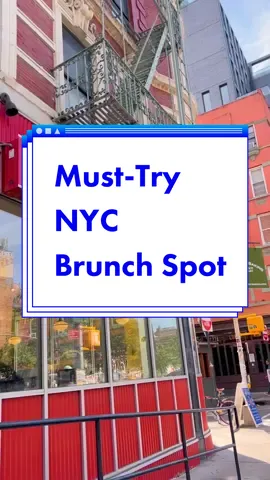 Brunch spot thats worth the wait in nyc. Go for the 🥞 or get the $18 burger, fries + beer special between 2-4pm. #nyclife #nycrestaurants #wheretoeatnyc 
