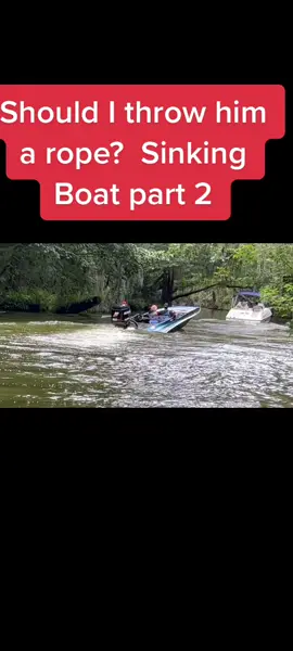 #sinkingboat#floridacanal#waverunner#boat#alligator#weirdthings