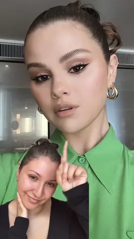 recreating this stunning @selenagomez look by @hungvanngo #celebritymakeup #rarebeauty #selenagomez #makeup #beauty 