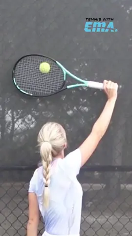 Quick Tip For Your KICK Serve! #tennis #tenniscoach #tennisexercise