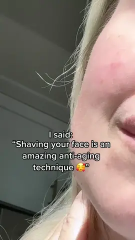 Anti-aging is just one of the many great benefits of shaving your face! Why do you think men always look so young? 👀 #faceshaving #dermaplaning #skincaretips #antiagingskincare 