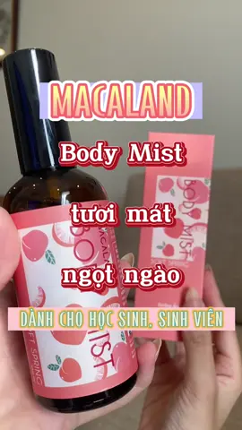 Body Mist phù hợp với học sinh, sinh viên #boxstudio #muataitiktok #ancungtiktok #reviewanngon #macaland #bodymist 