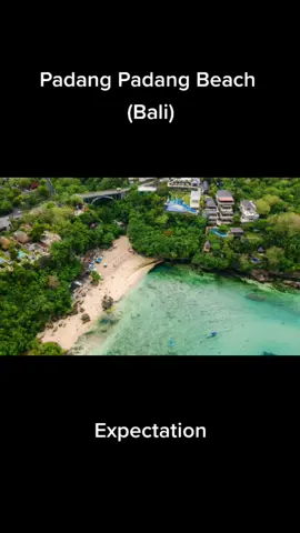 Padang Padang Beach Bali #expectationvsreality #expectativavsrealidad #instagramvsreality #bali #balinese #tourism #tourist #travel #jakarta #indonesia #indonesia🇮🇩 #holiday #viaggio #mare #beach #sea #water