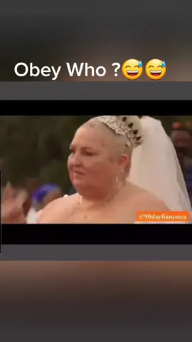 When you find out that your future wife aint about that !😅😅 Obey Who ?!! #weddingtiktok #vows #funnyvideo  #foryou
